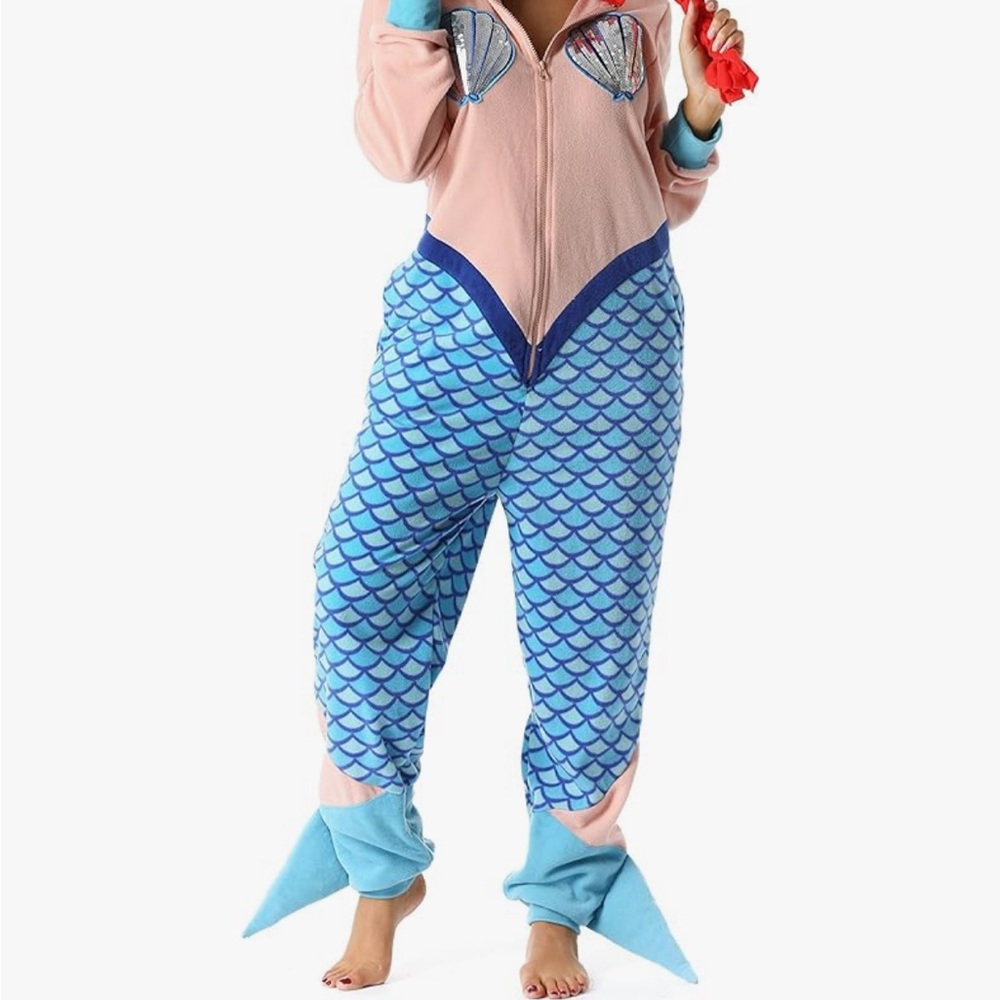 Mermaid Scale Onesie Pajamas